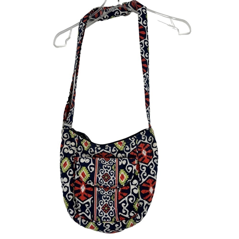 Vera Bradley‎ Handbag Crossbody Shoulder Sun Valley Blue Quilted